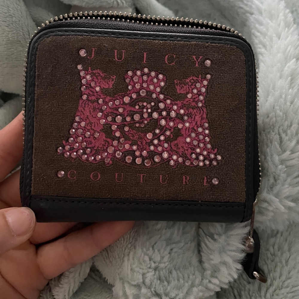 Juicy couture velour wallet